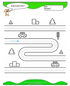 Çizgi Çalışma Sayfaları